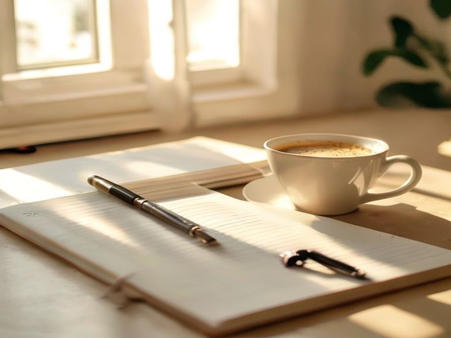 Organised daily planner with walk scheduled alongside other activities